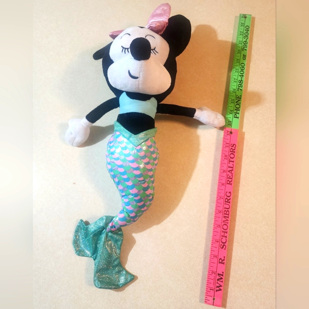 Minnie Mouse mermaid plush